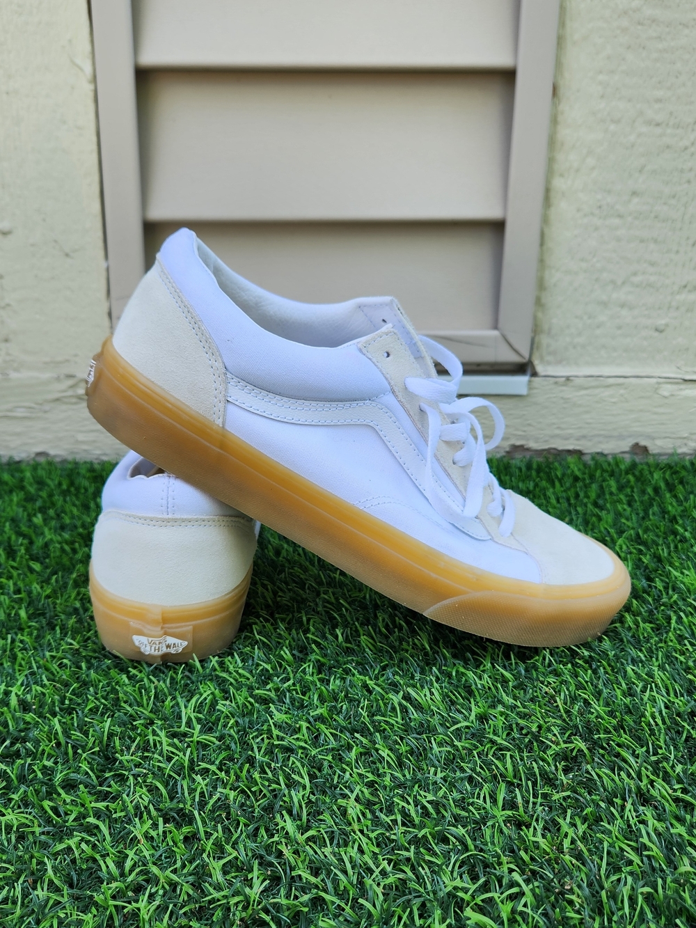 Vans Style 36 Marshmallow Double Light Gum Sneakers Low Top Shoes SIZE 10